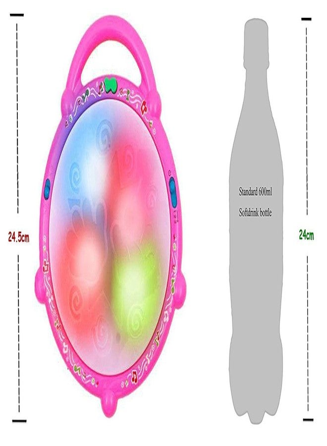 فيماس كواليتي طبلة موسيقية ثلاثية الأبعاد ملونة من فاموس كواليتي® مزودة بأضواء، لعبة موسيقية للأطفال من عمر 3 سنوات فما فوق، متعددة الألوان - Image 3